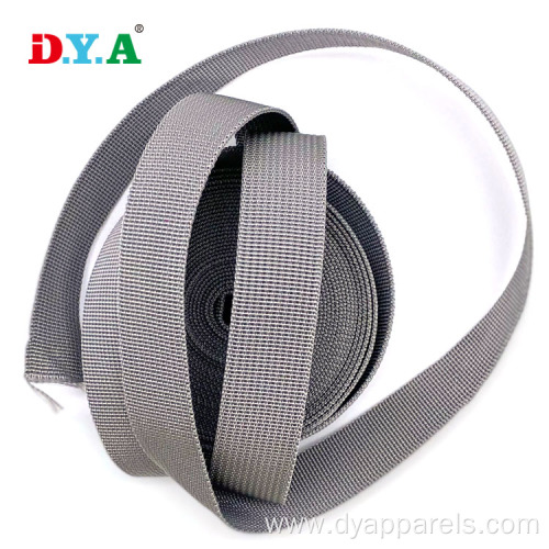 Factory Durable Soft 25mm Gray Polypropylene PP Webbing